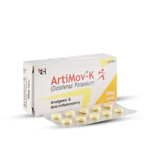 Artimov-k 50 mg & 100 mg Tabs (Diclofenac Potassium)